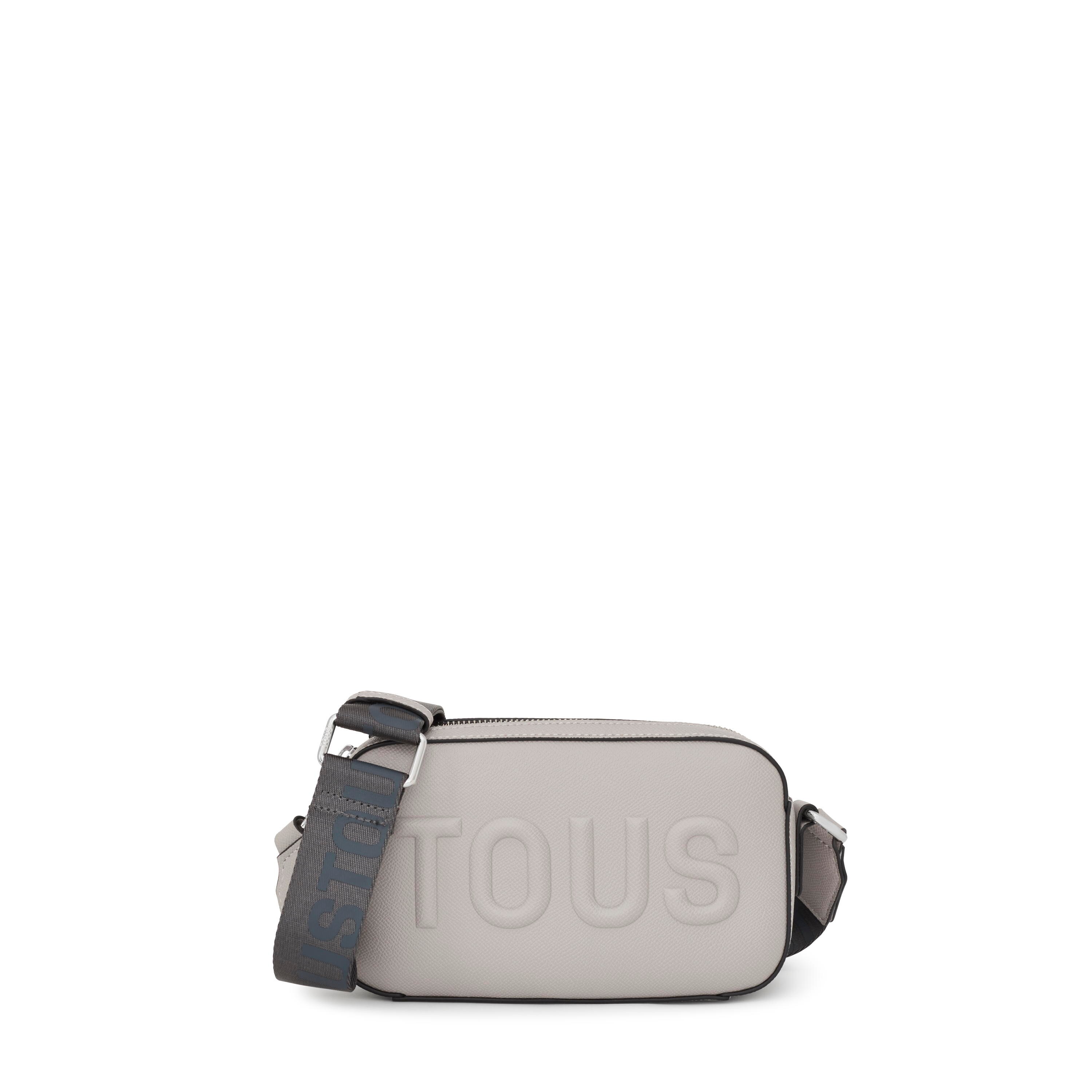 Gray TOUS La Rue New Crossbody reporter bag