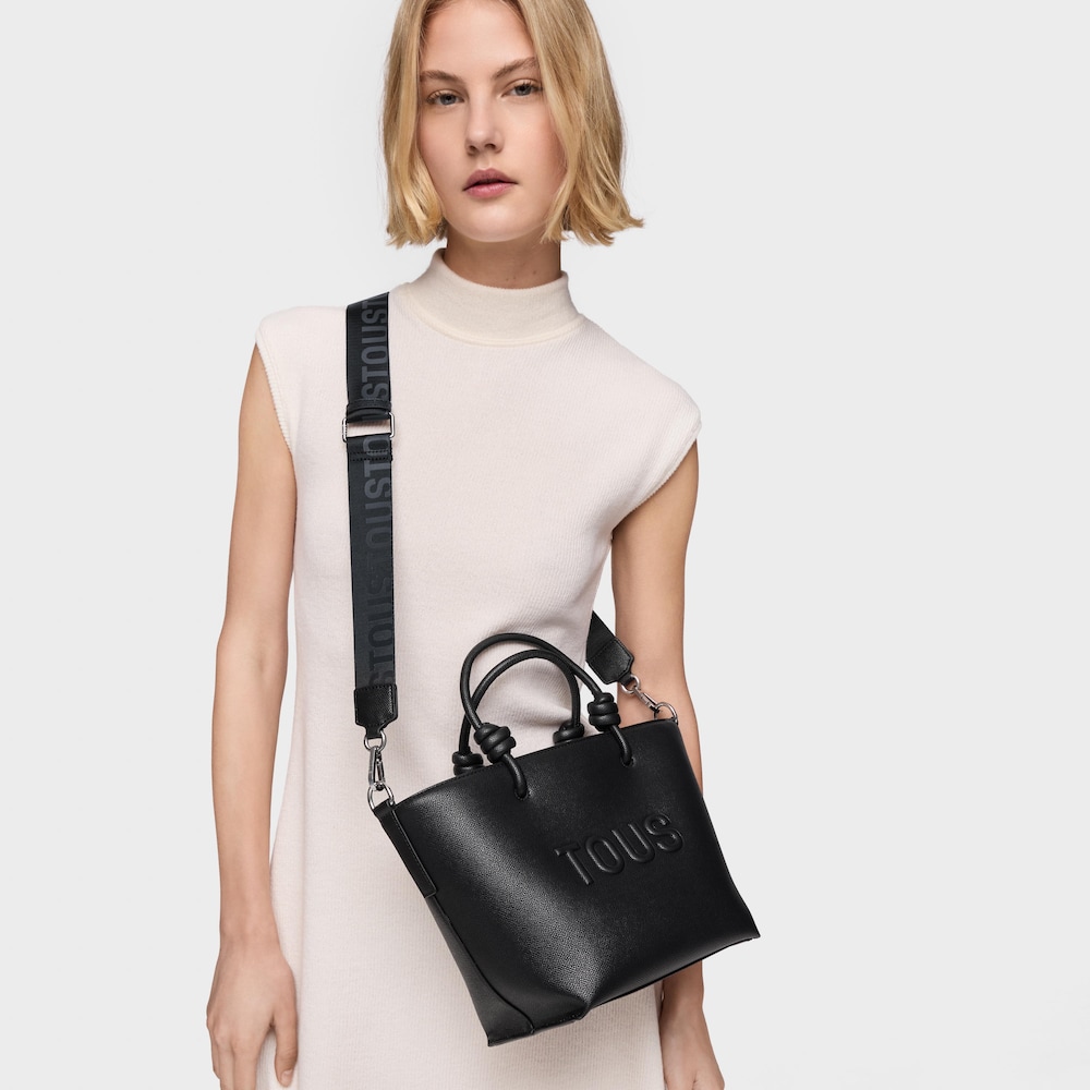 Mała czarna torba z rączkami TOUS La Rue