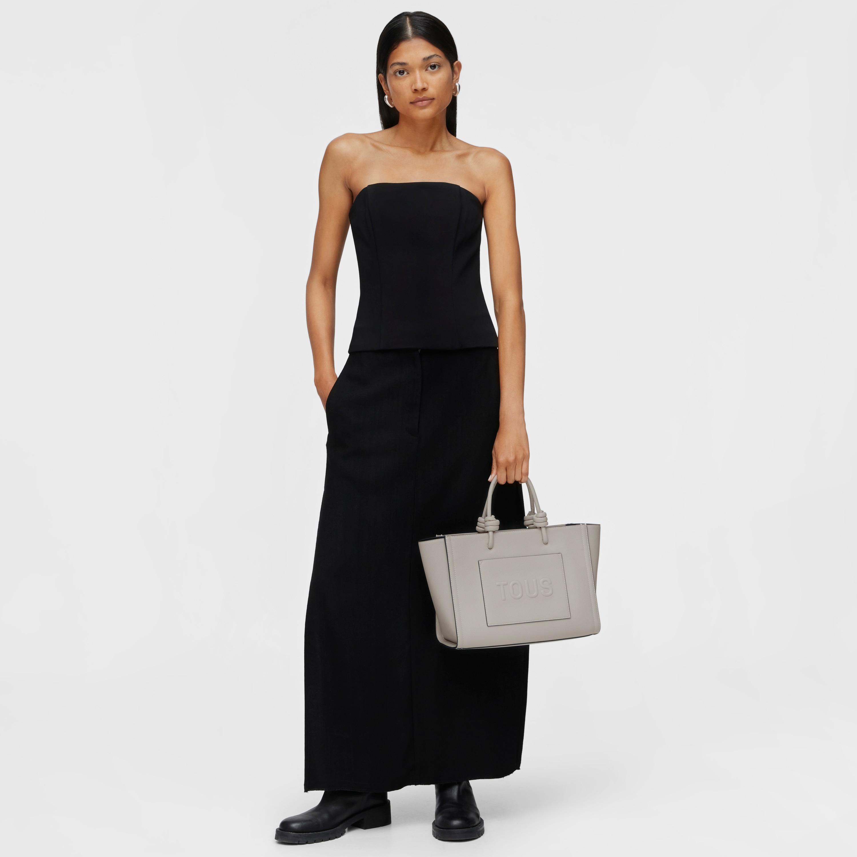 Medium gray TOUS La Rue New Amaya Shopping bag