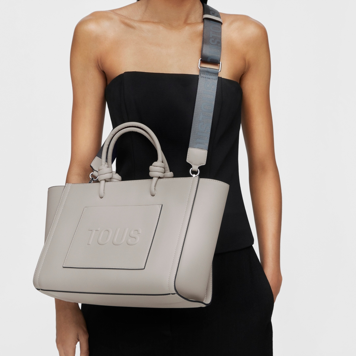 Medium gray TOUS La Rue New Amaya Shopping bag