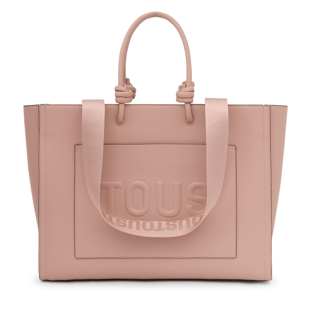Large taupe TOUS La Rue New Amaya Shopping bag