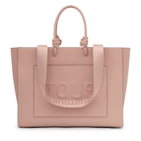 Large taupe TOUS La Rue New Amaya Shopping bag