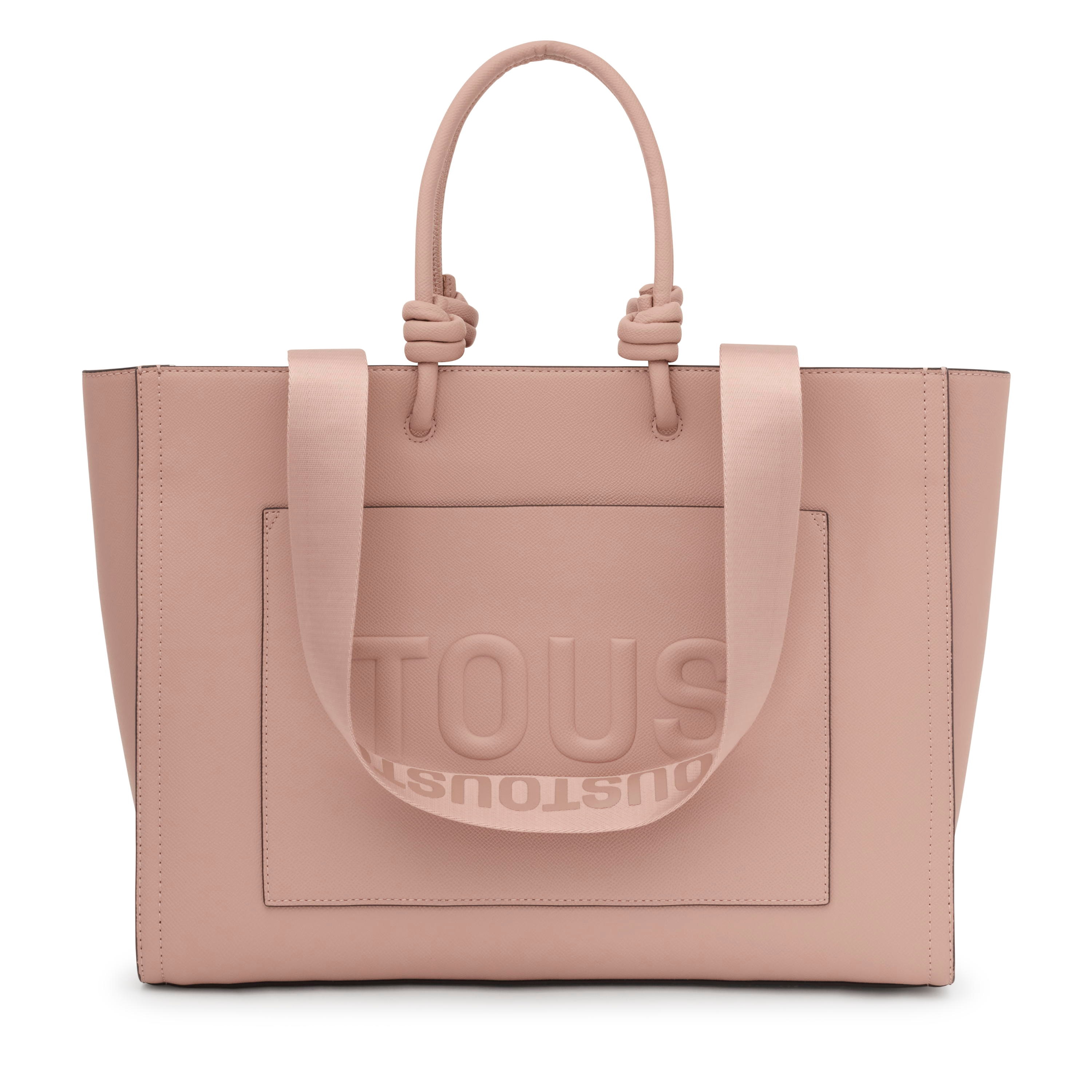 Large taupe TOUS La Rue New Amaya Shopping bag