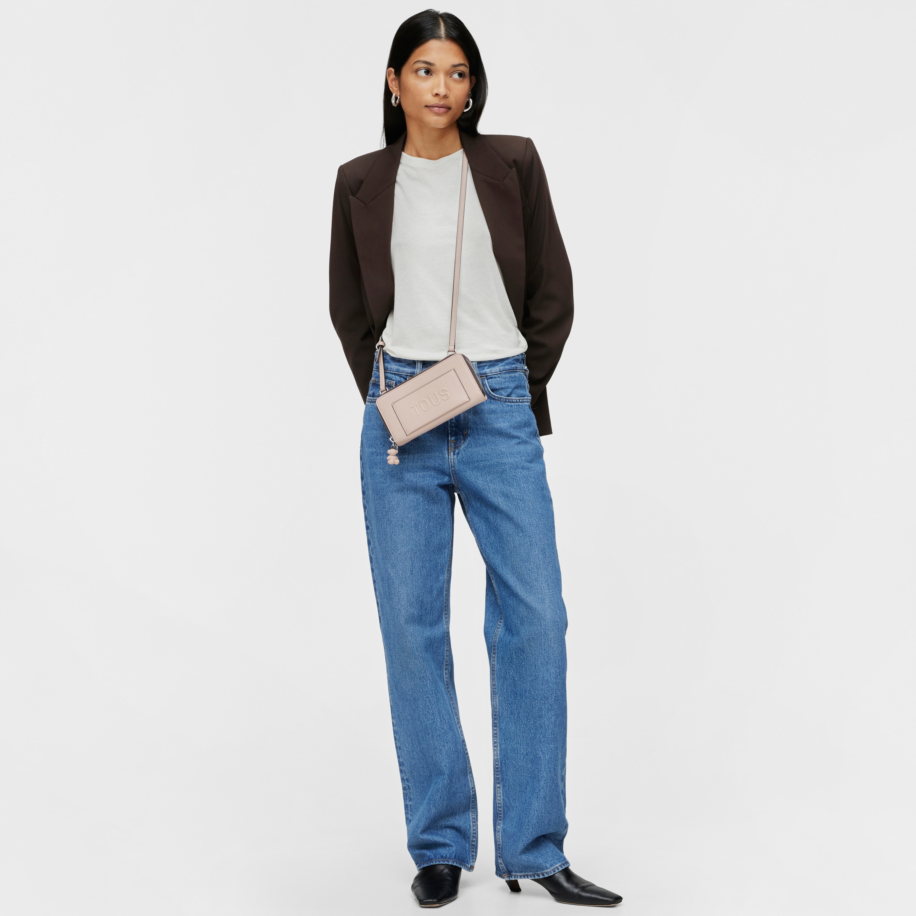 Taupe TOUS La Rue New Wallet-Cellphone case