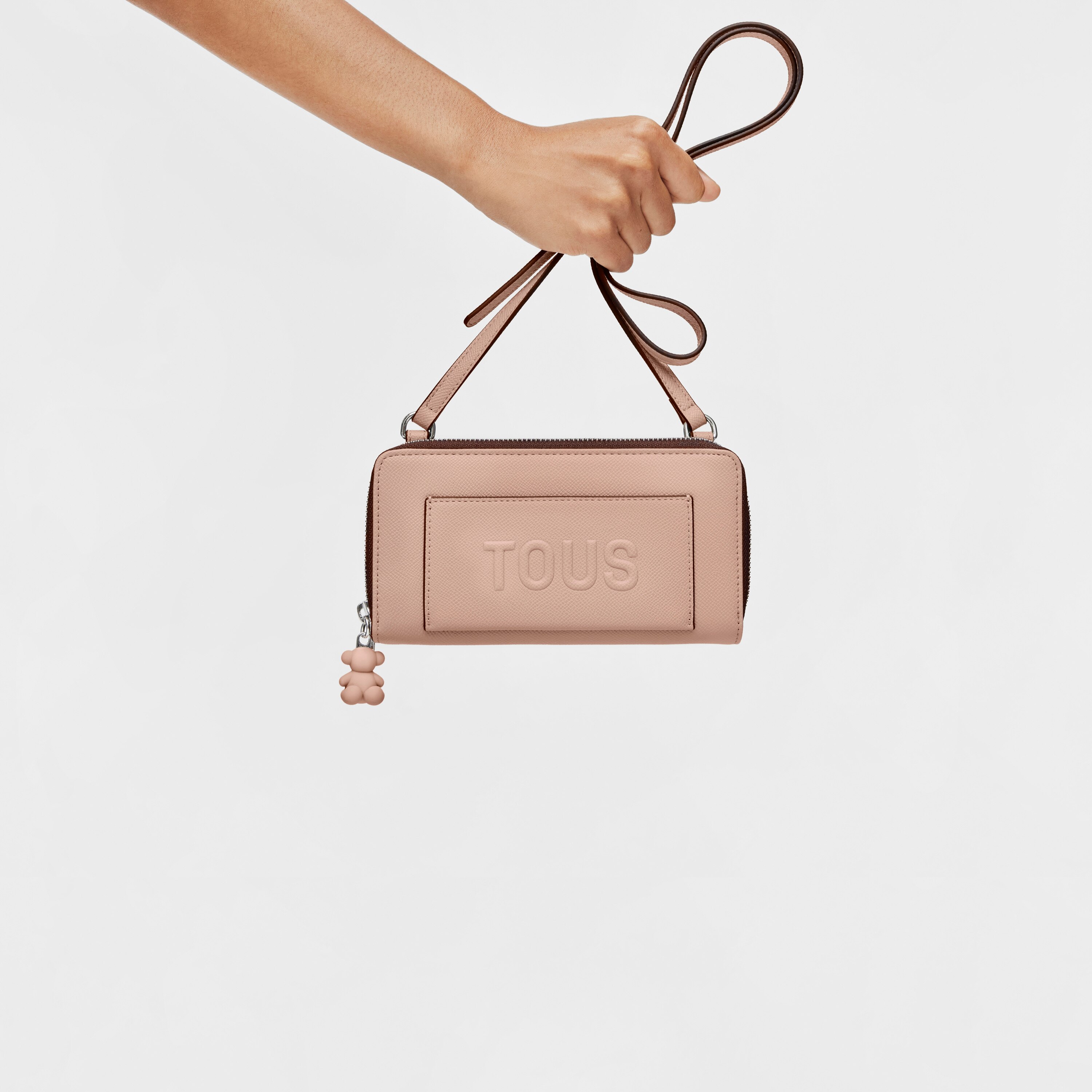 Taupe TOUS La Rue New Wallet-Cellphone case