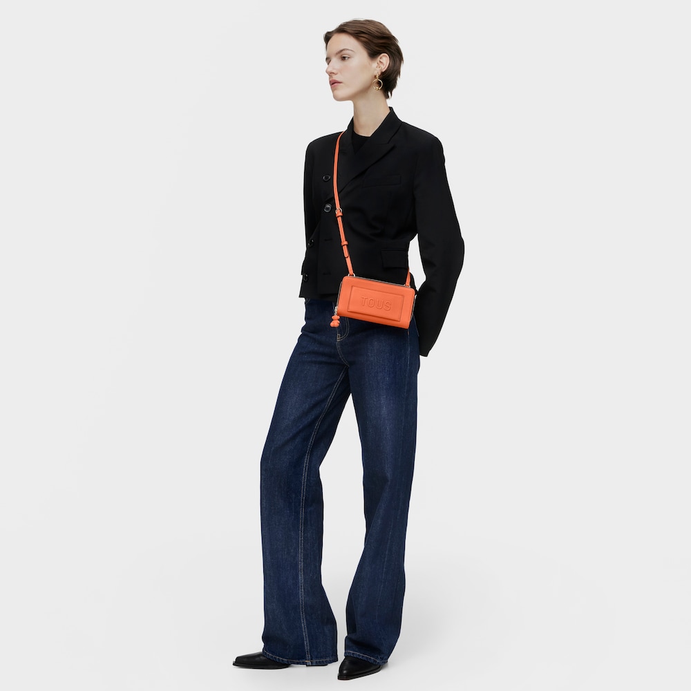 Billetera portam&oacute;vil naranja TOUS La Rue New
