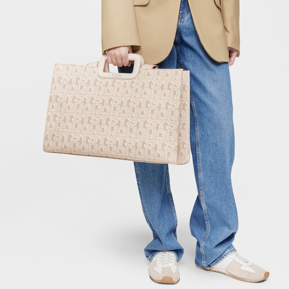 Shopper grande Amaya beige TOUS MANIFESTO image number 4