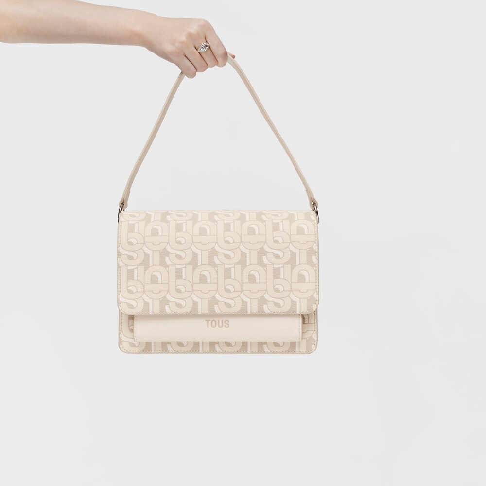 Bandolera mediana Audree beige TOUS MANIFESTO