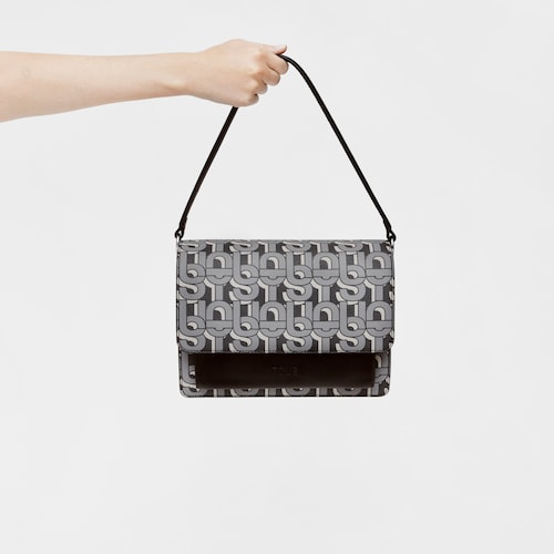 Średnia czarna torebka przez ramię Audree TOUS MANIFESTO