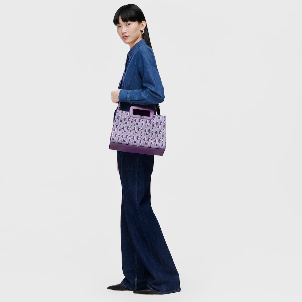 Shopper mediano Amaya malva TOUS MANIFESTO image number 3
