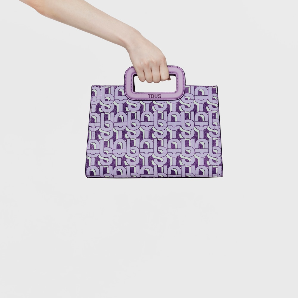 Shopper mediano Amaya malva TOUS MANIFESTO image number 5