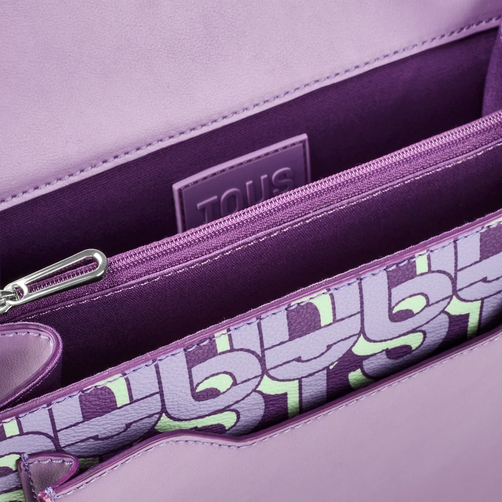 Bandolera mediana Audree malva TOUS MANIFESTO