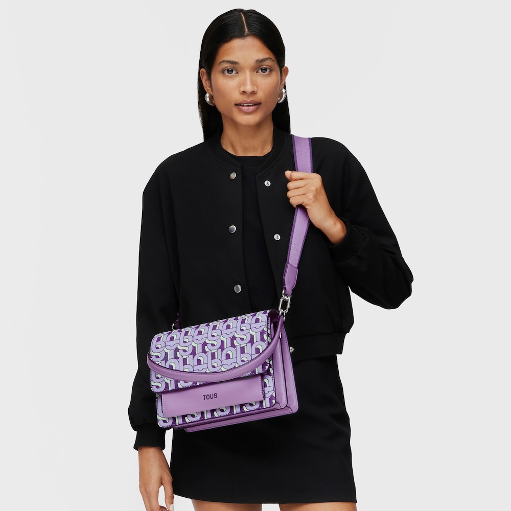 Bandolera mediana Audree malva TOUS MANIFESTO