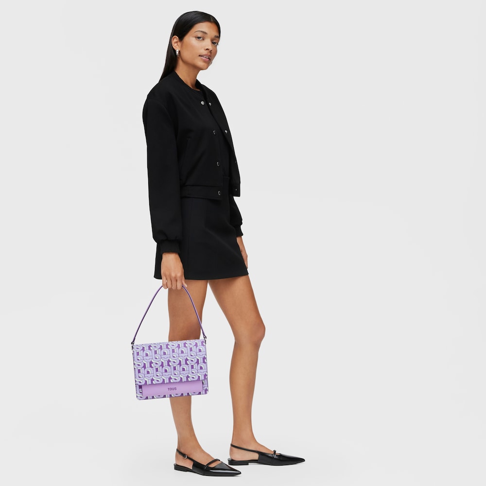 Bandolera mediana Audree malva TOUS MANIFESTO