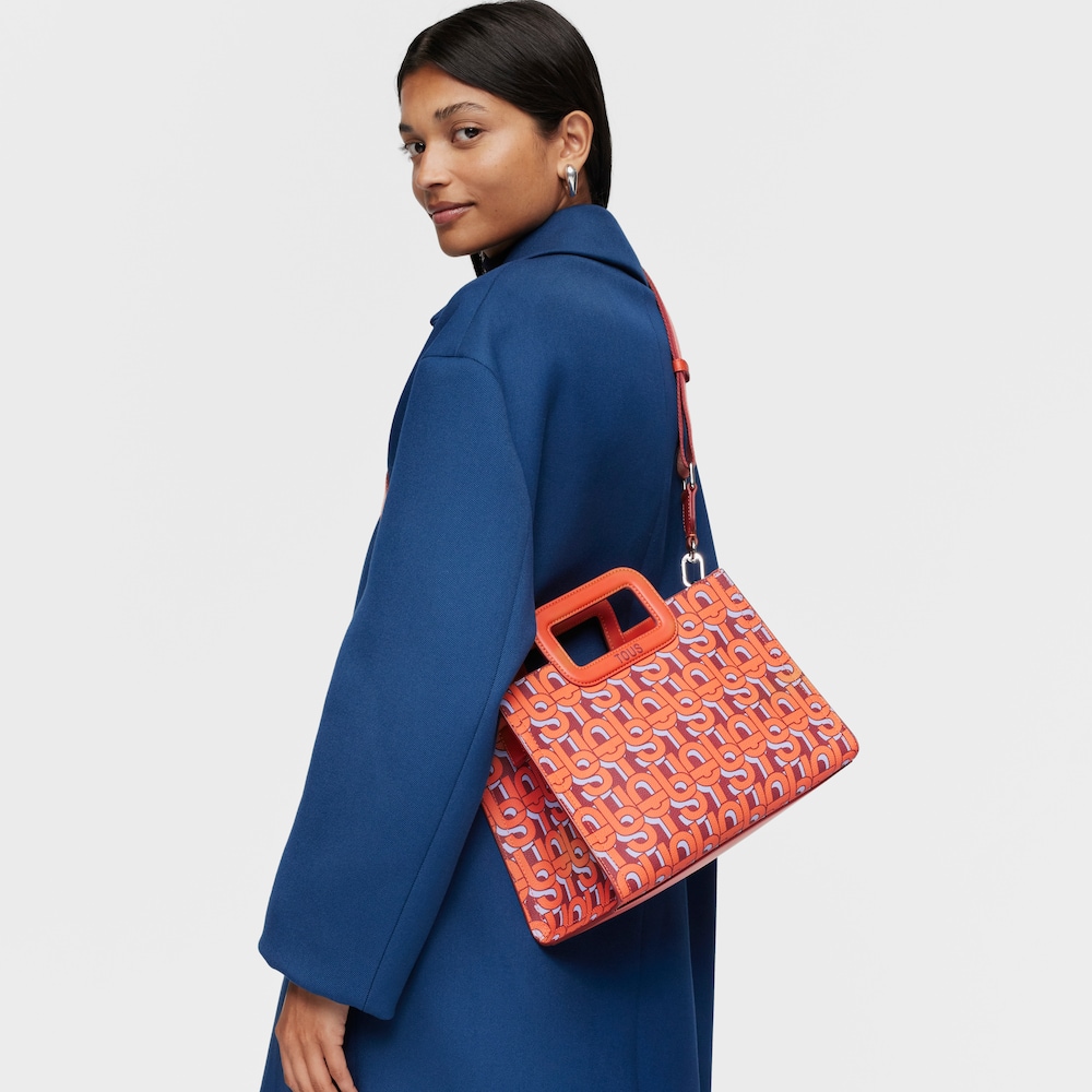 Shopper m&eacute;dia Amaya laranja TOUS MANIFESTO