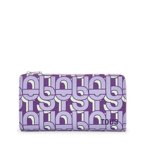 Billetera malva TOUS MANIFESTO