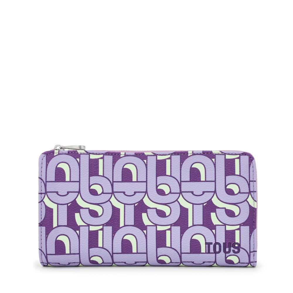 Billetera malva TOUS MANIFESTO image number 0