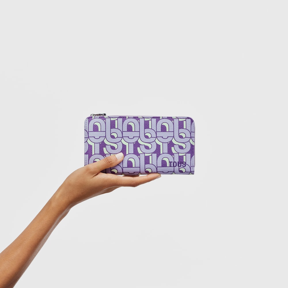 Billetera malva TOUS MANIFESTO