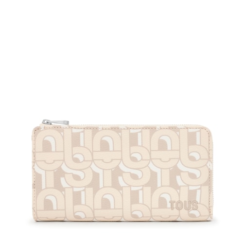 Billetera beige TOUS MANIFESTO