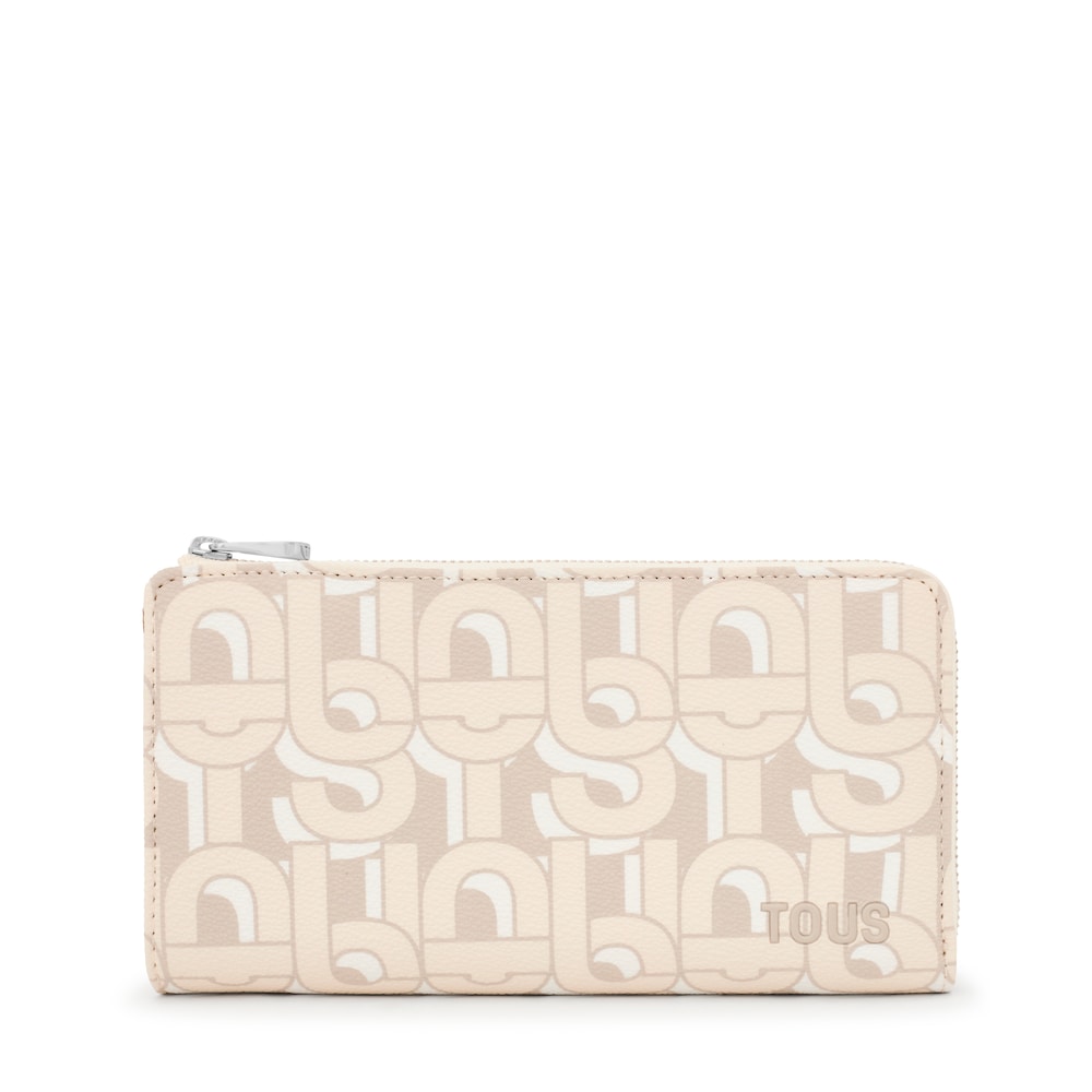 Billetera beige TOUS MANIFESTO image number 0
