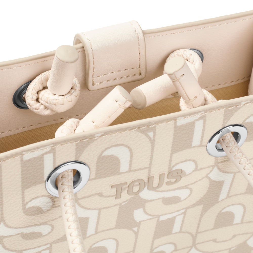 Mini bolso beige TOUS MANIFESTO