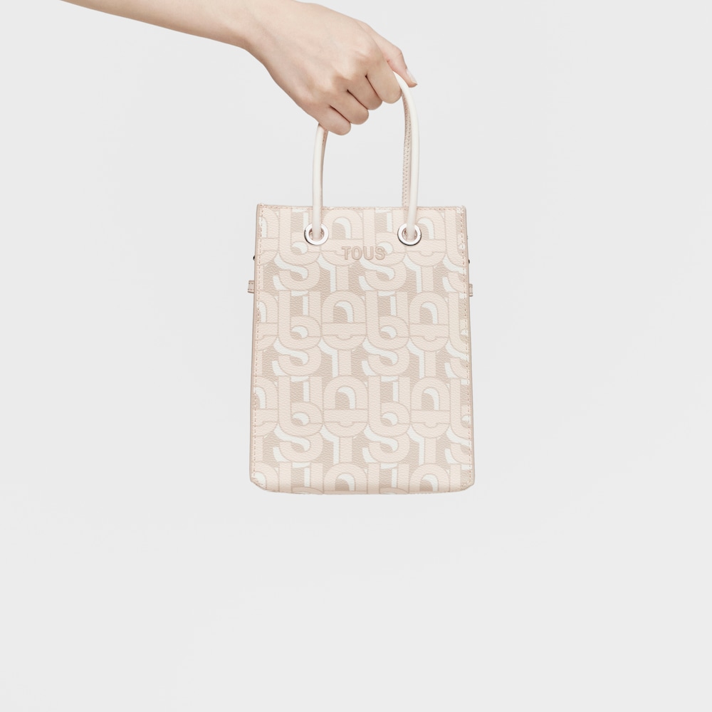 Mini bolso beige TOUS MANIFESTO