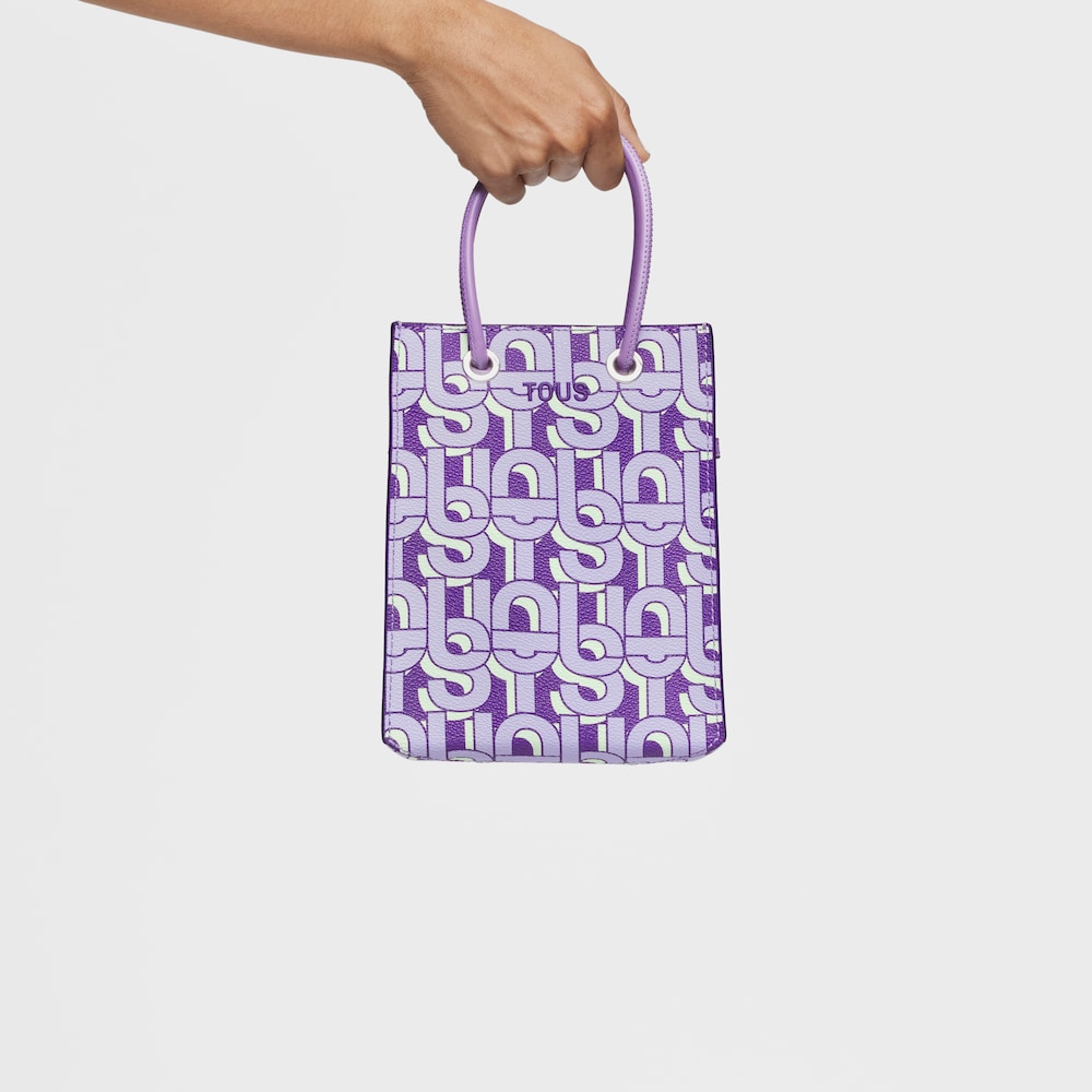 Mini bolso malva TOUS MANIFESTO