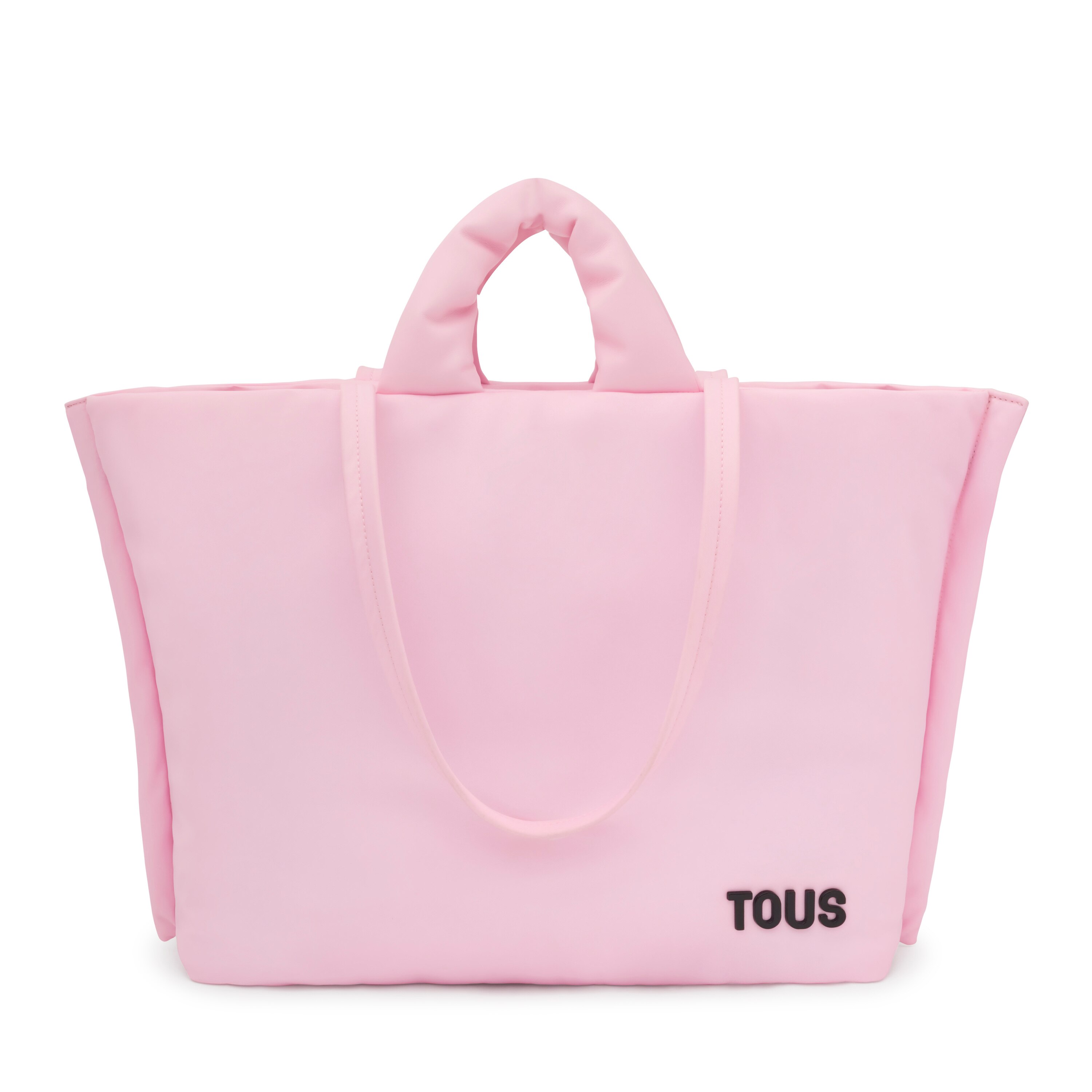 バッグ TOUS Leather Tote Bag Heart Charm Pink TOUS Leather Tote Bag Heart Charm Pink - メルカリ