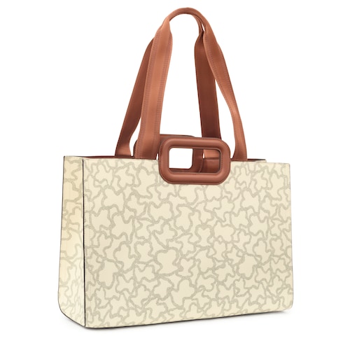 Shopper grande Amaya beige Kaos Icon