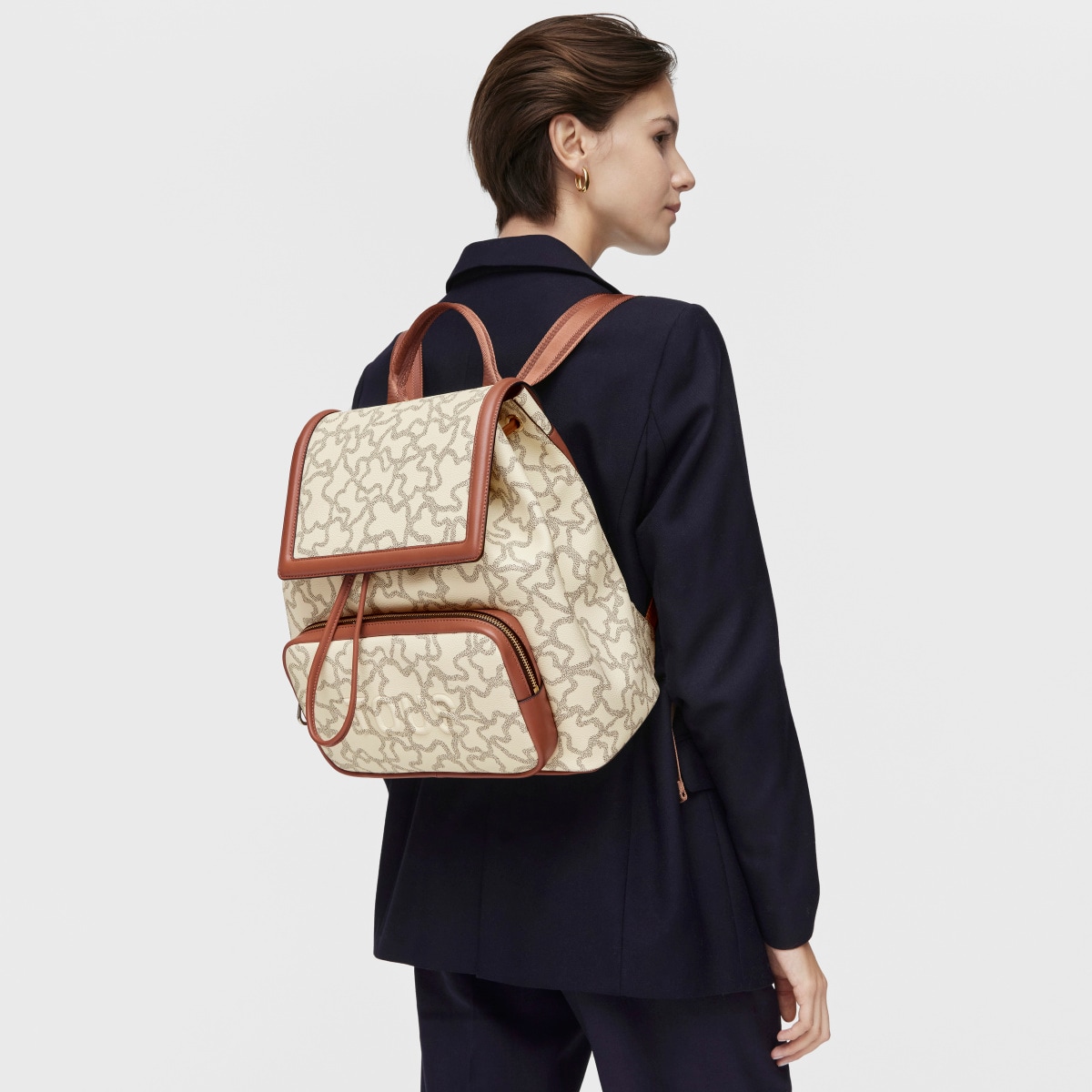Beige Kaos Icon Backpack