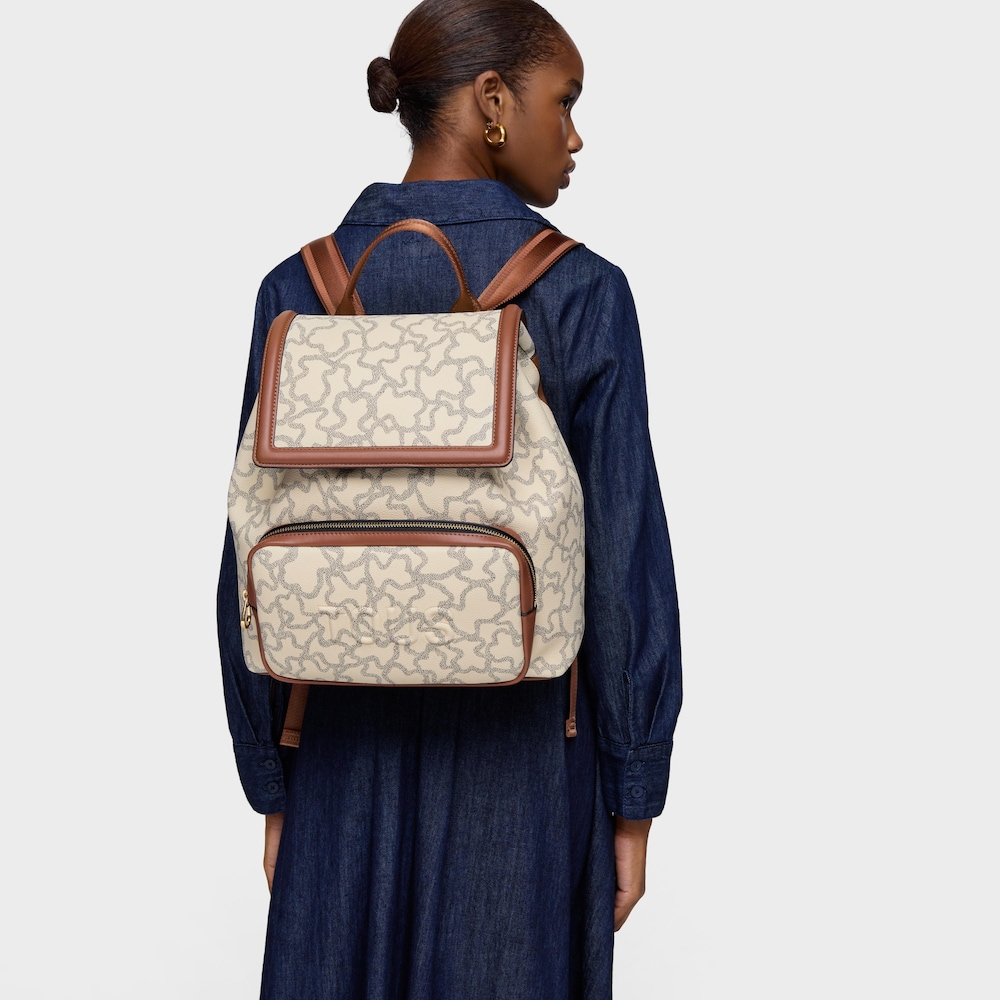 Beige Kaos Icon Backpack