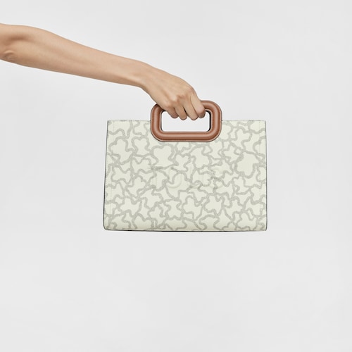 Shopper mediano Amaya beige Kaos Icon