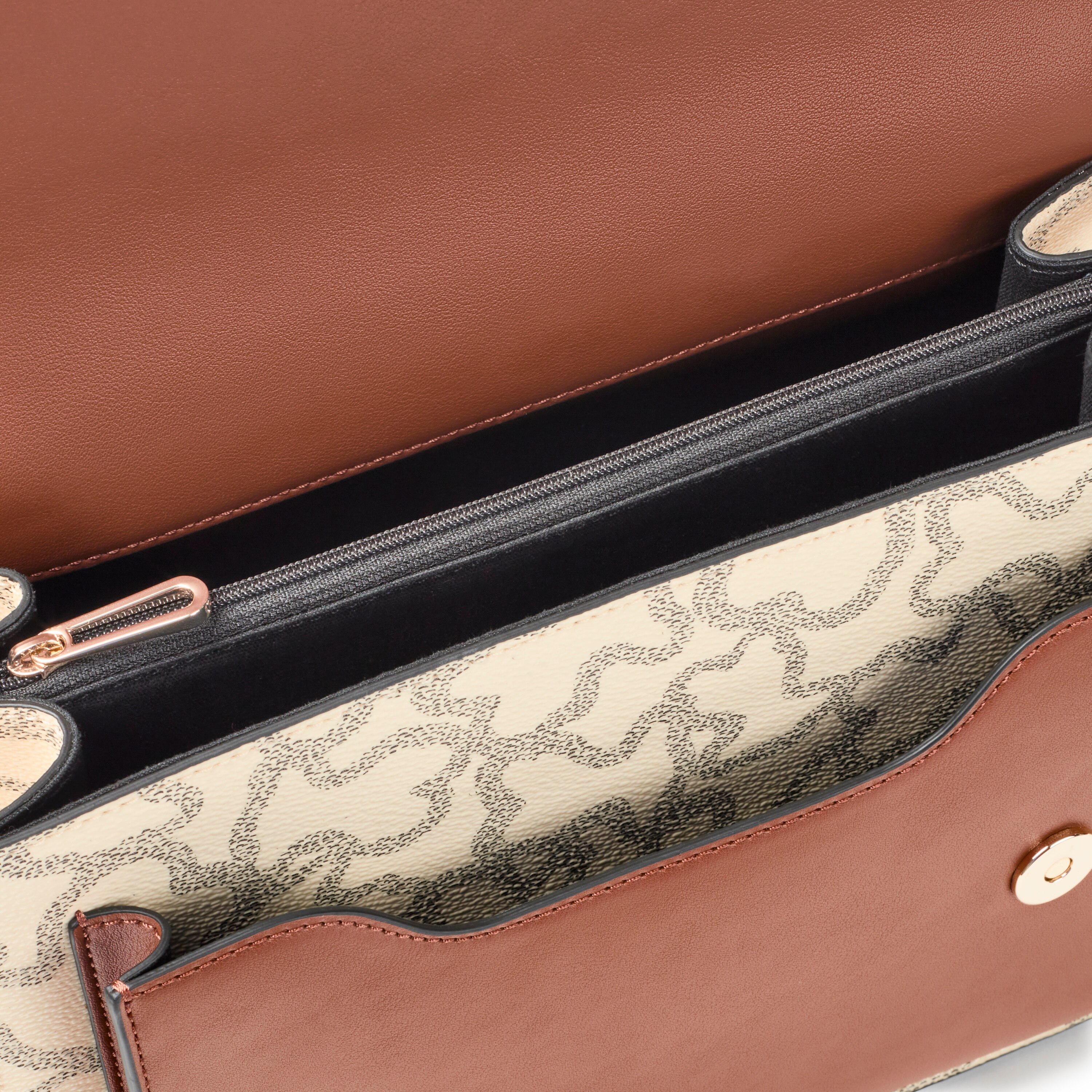 Medium beige Kaos Icon Audree Crossbody bag