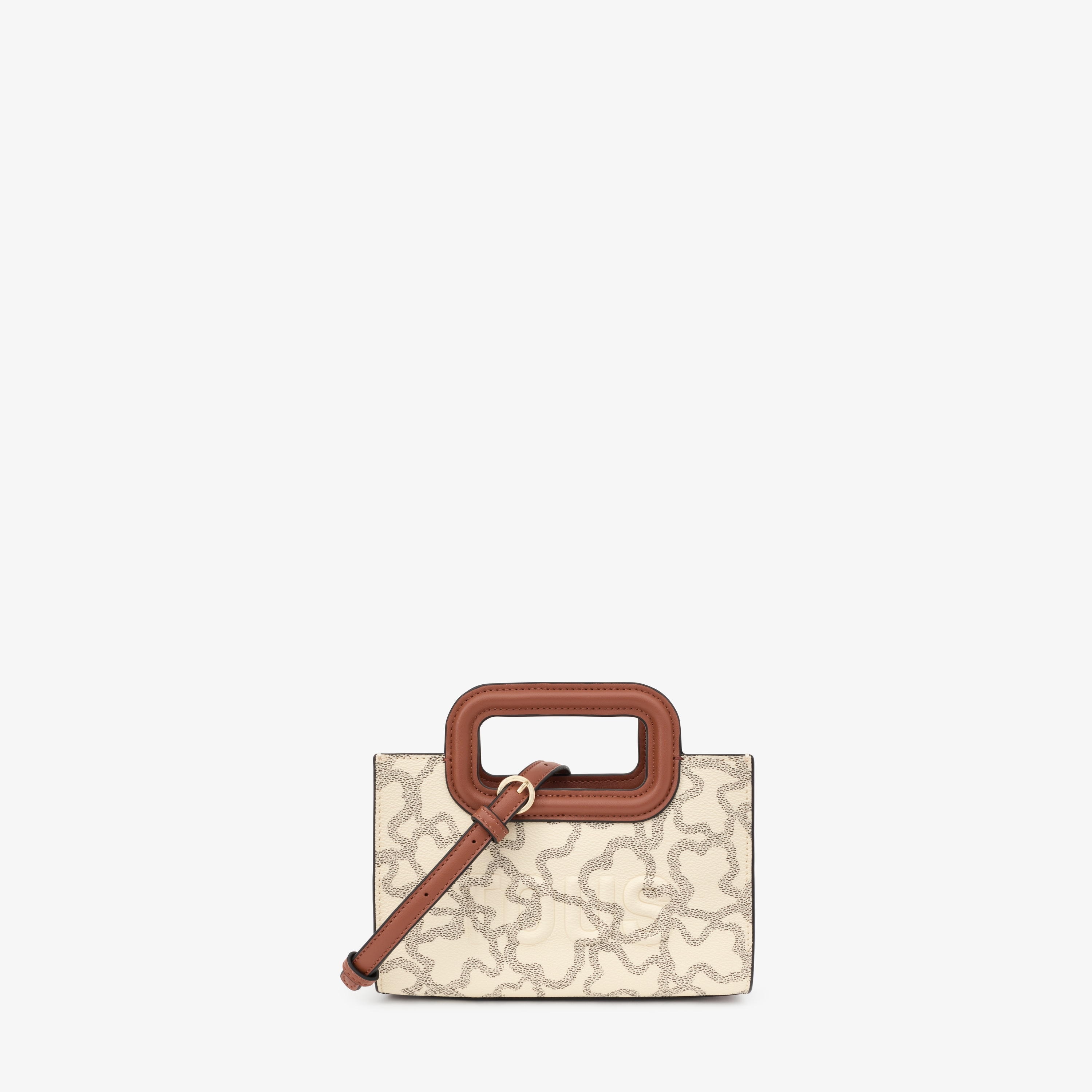 Mini beige Kaos Icon Crossbody bag