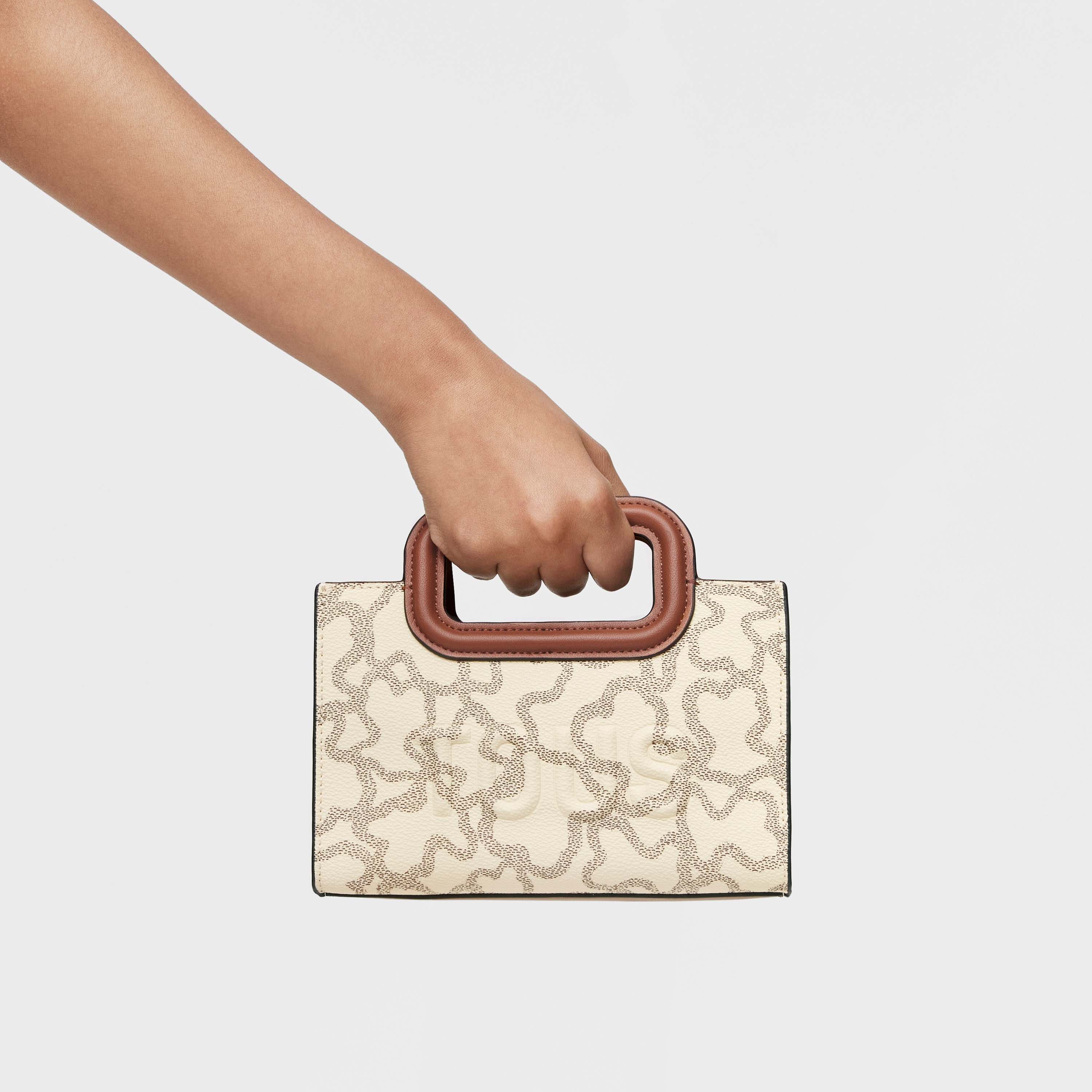 Mini beige Kaos Icon Crossbody bag