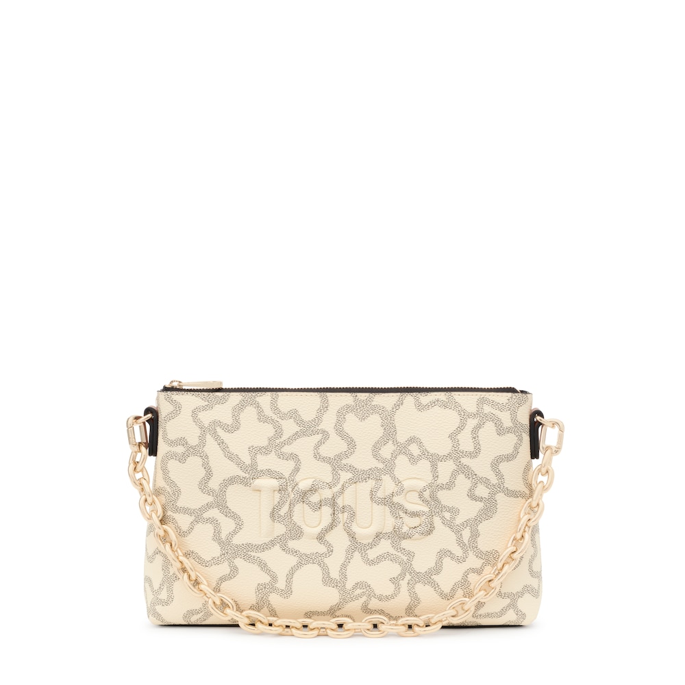 Beige Kaos Icon Clutch