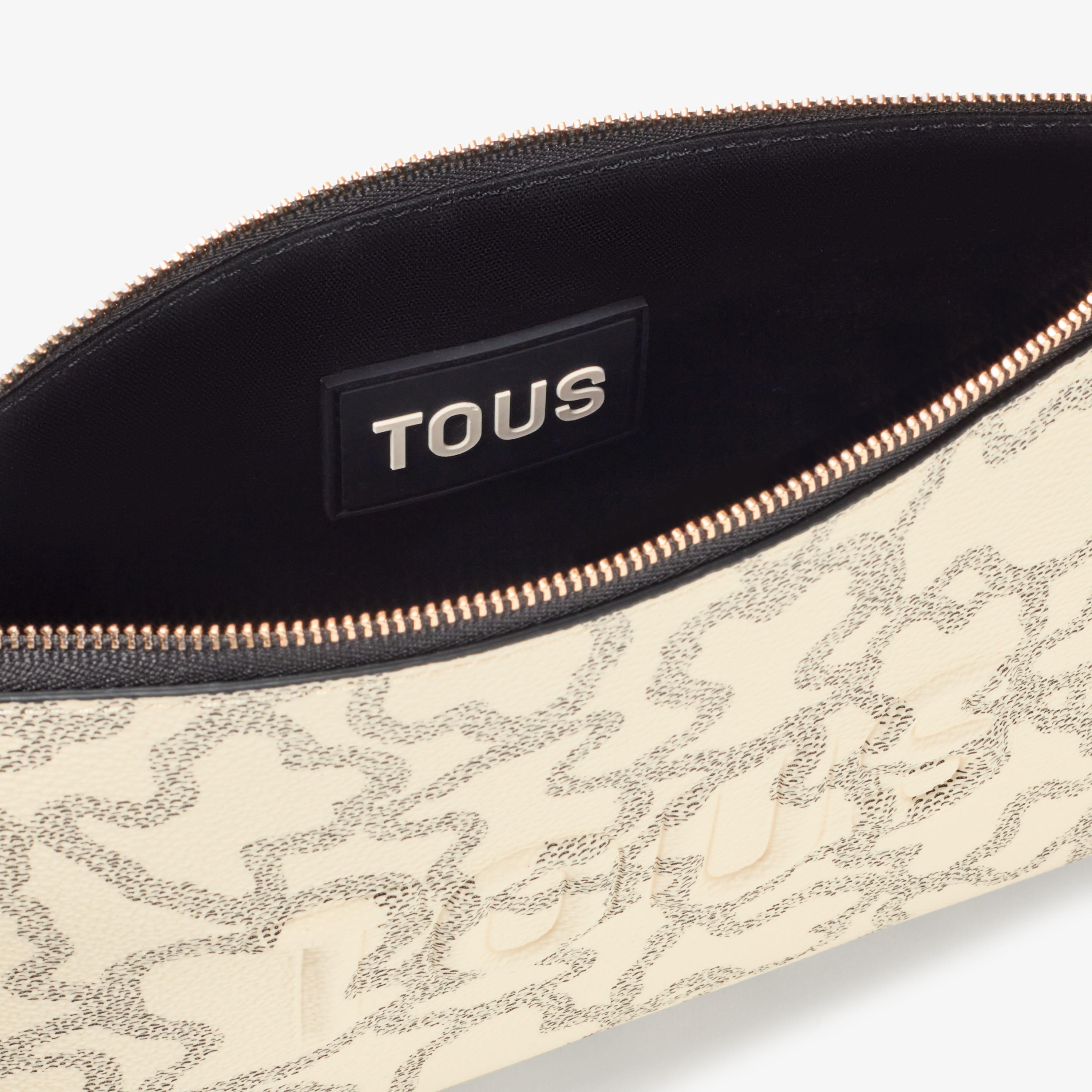 Beige Kaos Icon Clutch