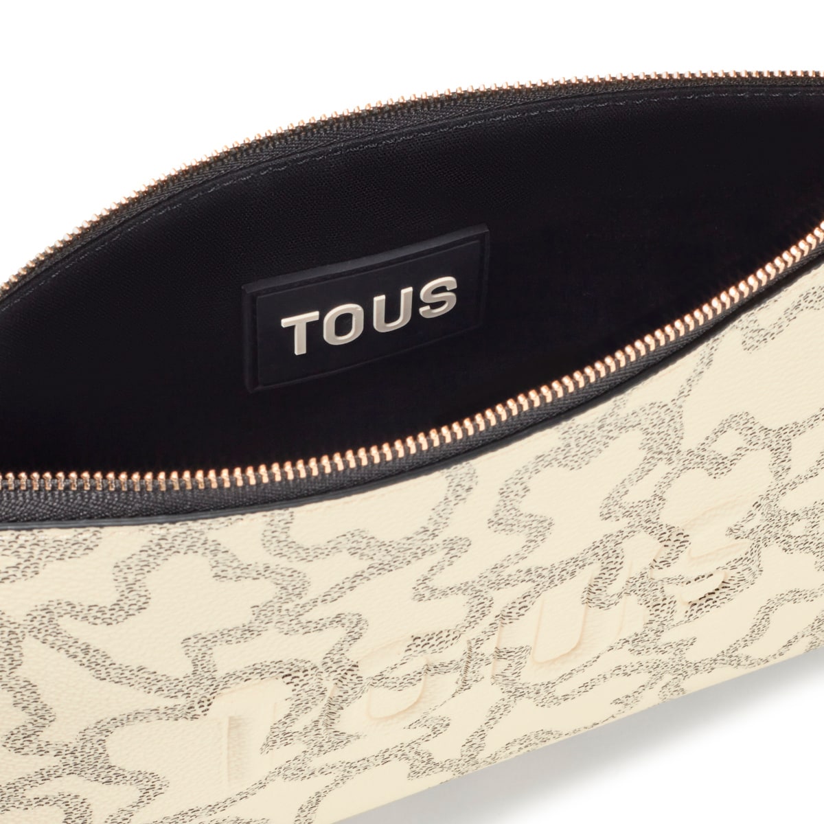Beige Kaos Icon Clutch