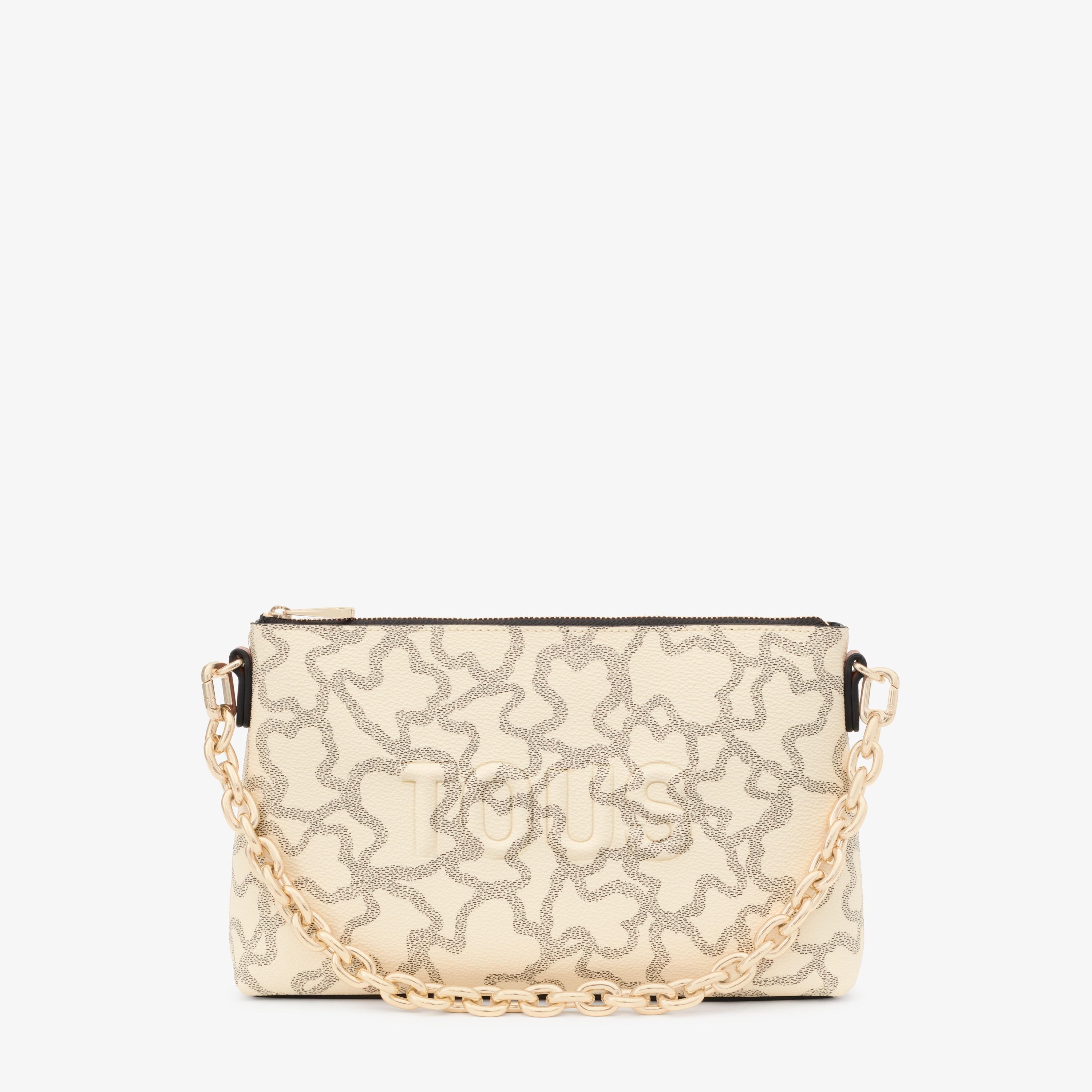 Beige Kaos Icon Clutch