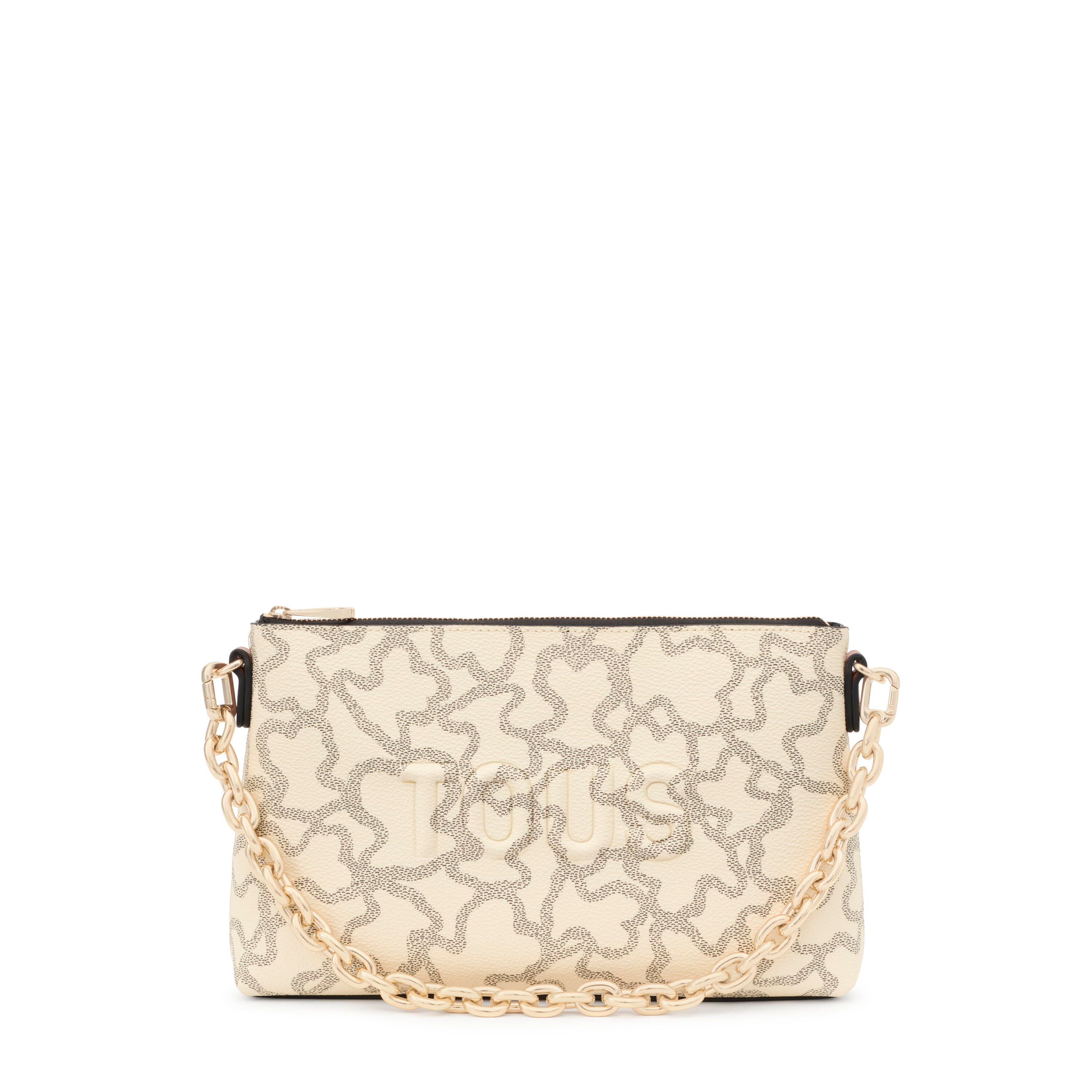 Beige Kaos Icon Clutch