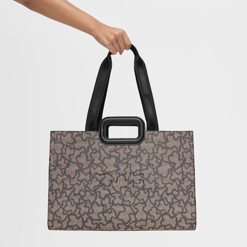 Duża czarna torba na zakupy z kolekcji Kaos Icon&nbsp;Amaya