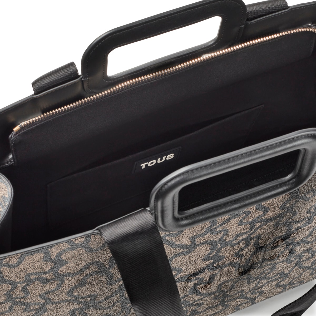 Large black Kaos Icon Amaya Shopping Bag