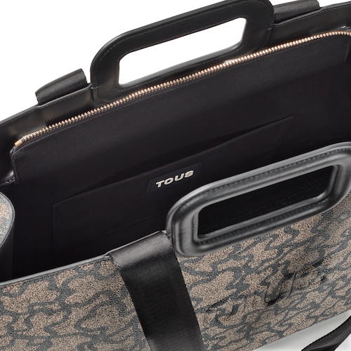 Shopper grande Amaya negro Kaos Icon