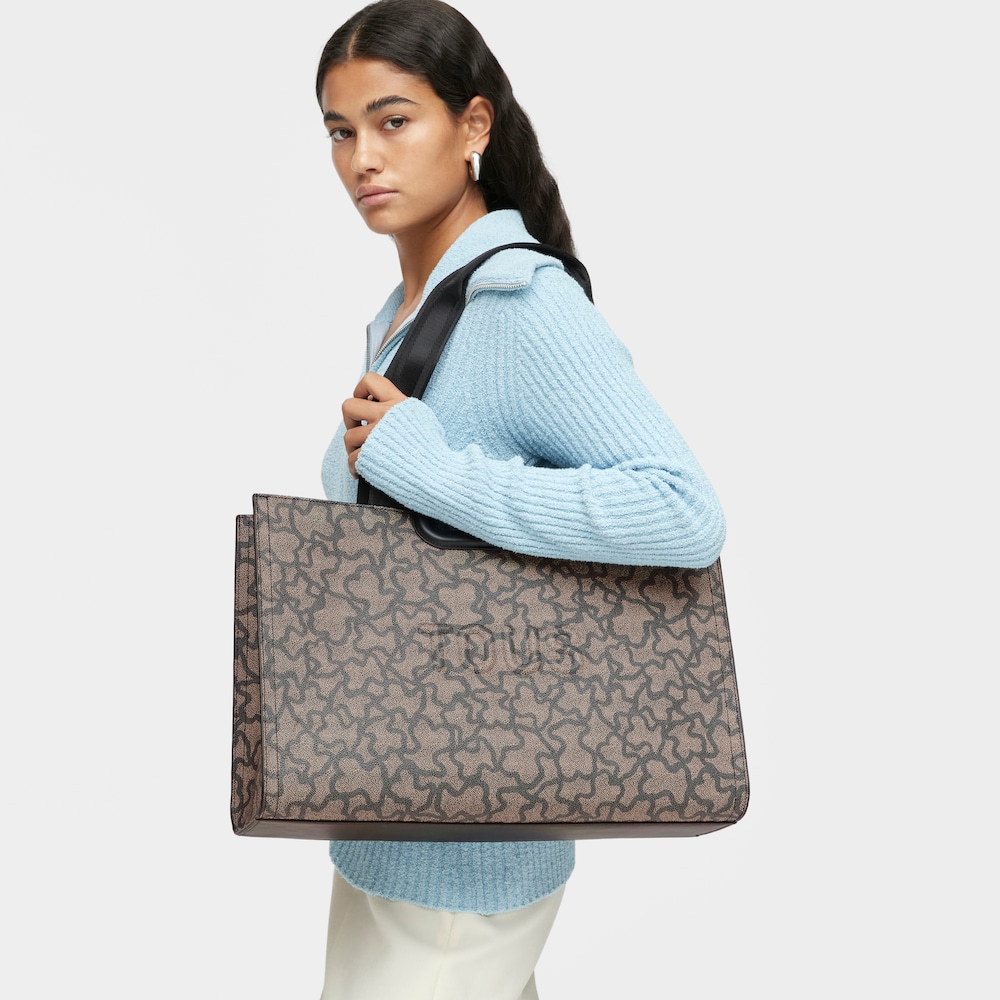 Shopper grande Amaya negro Kaos Icon