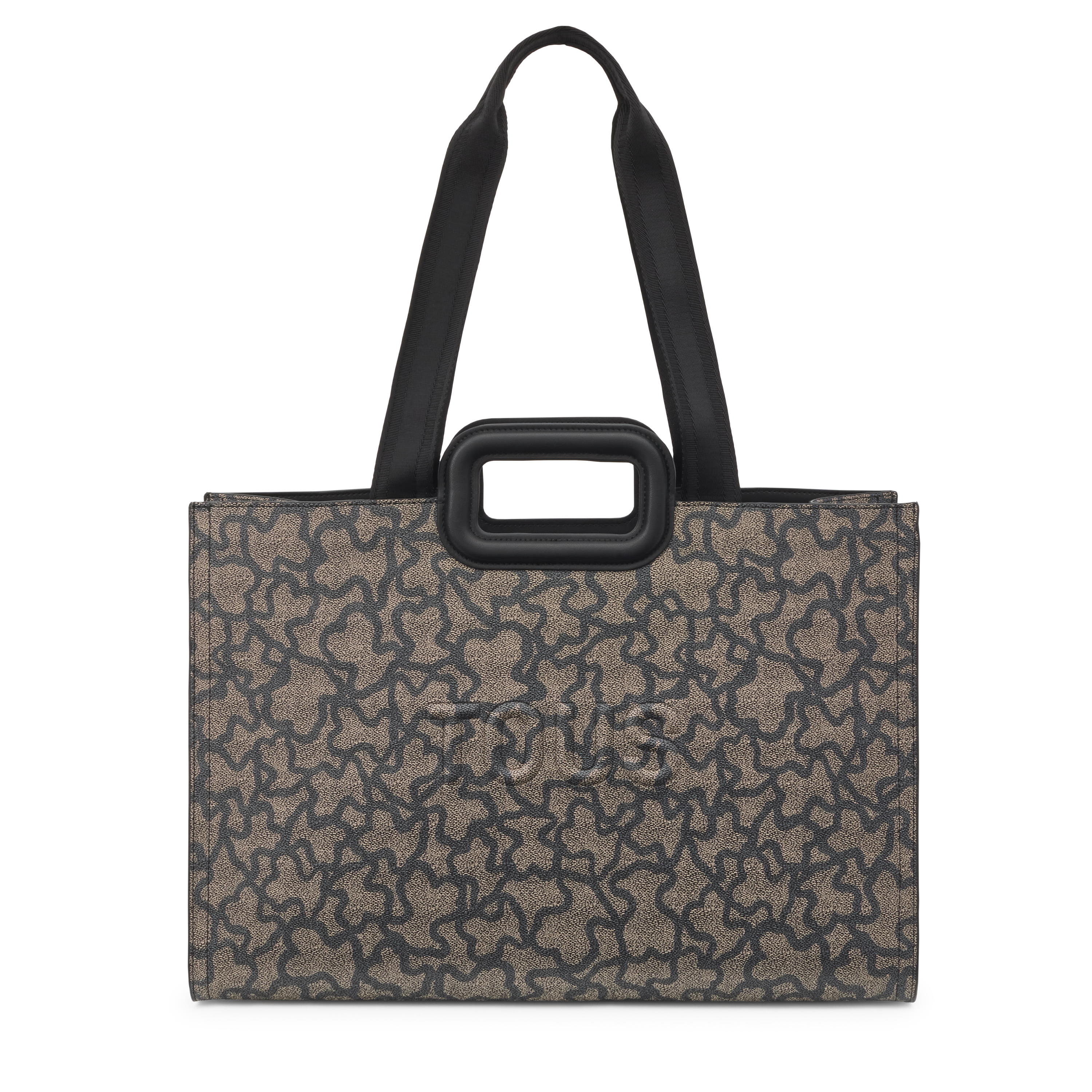 Large black Kaos Icon Amaya Shopping Bag