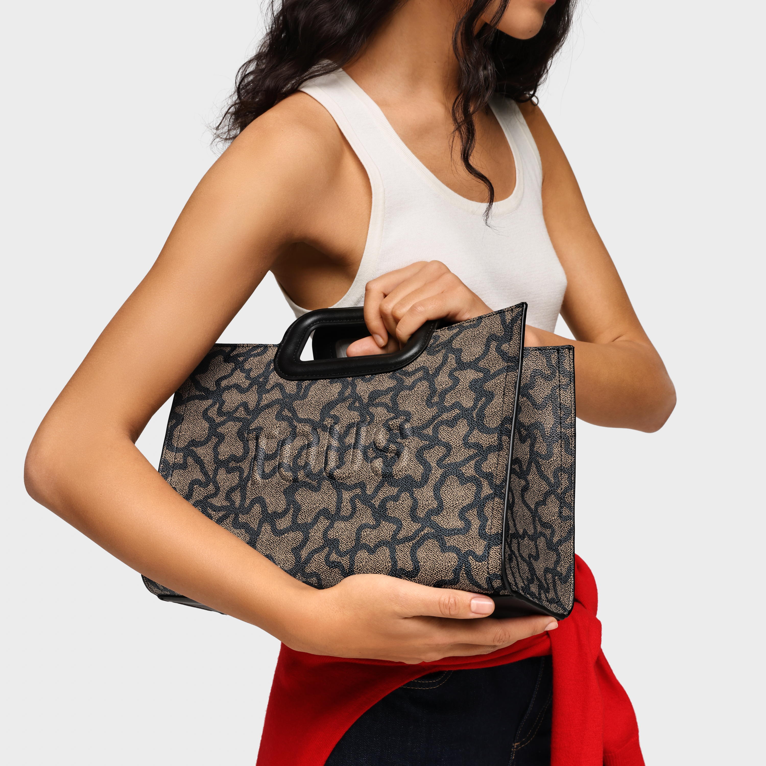 Medium black Kaos Icon Amaya Shopping Bag