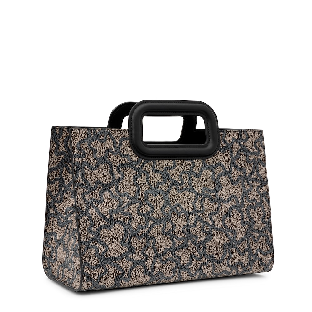 Stredne veľk&aacute; čierna N&aacute;kupn&aacute; ta&scaron;ka Kaos Icon Amaya