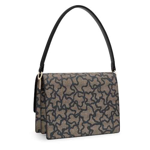 Bandolera mediana Audree negra Kaos Icon