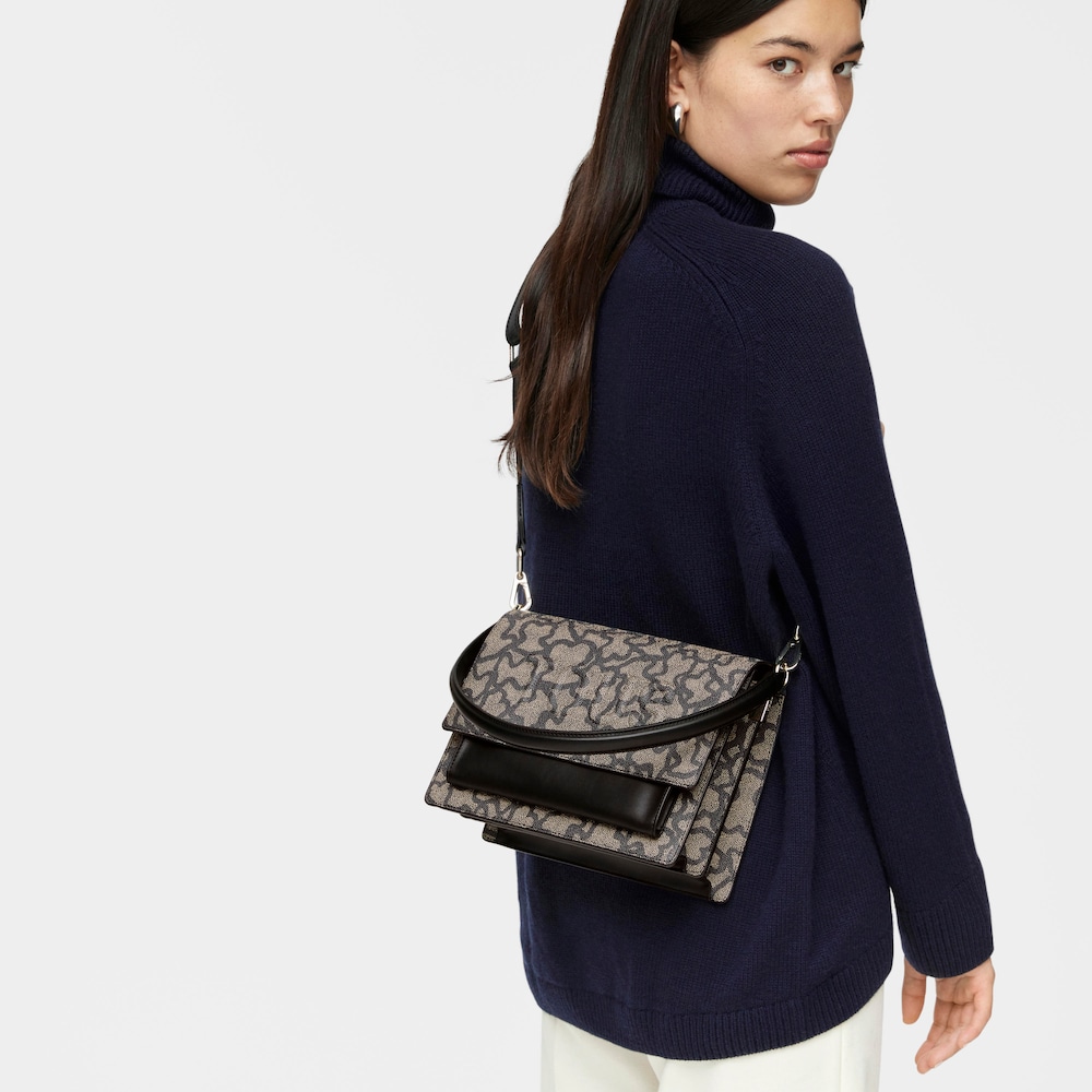 Medium black Kaos Icon Audree Crossbody bag image number 4