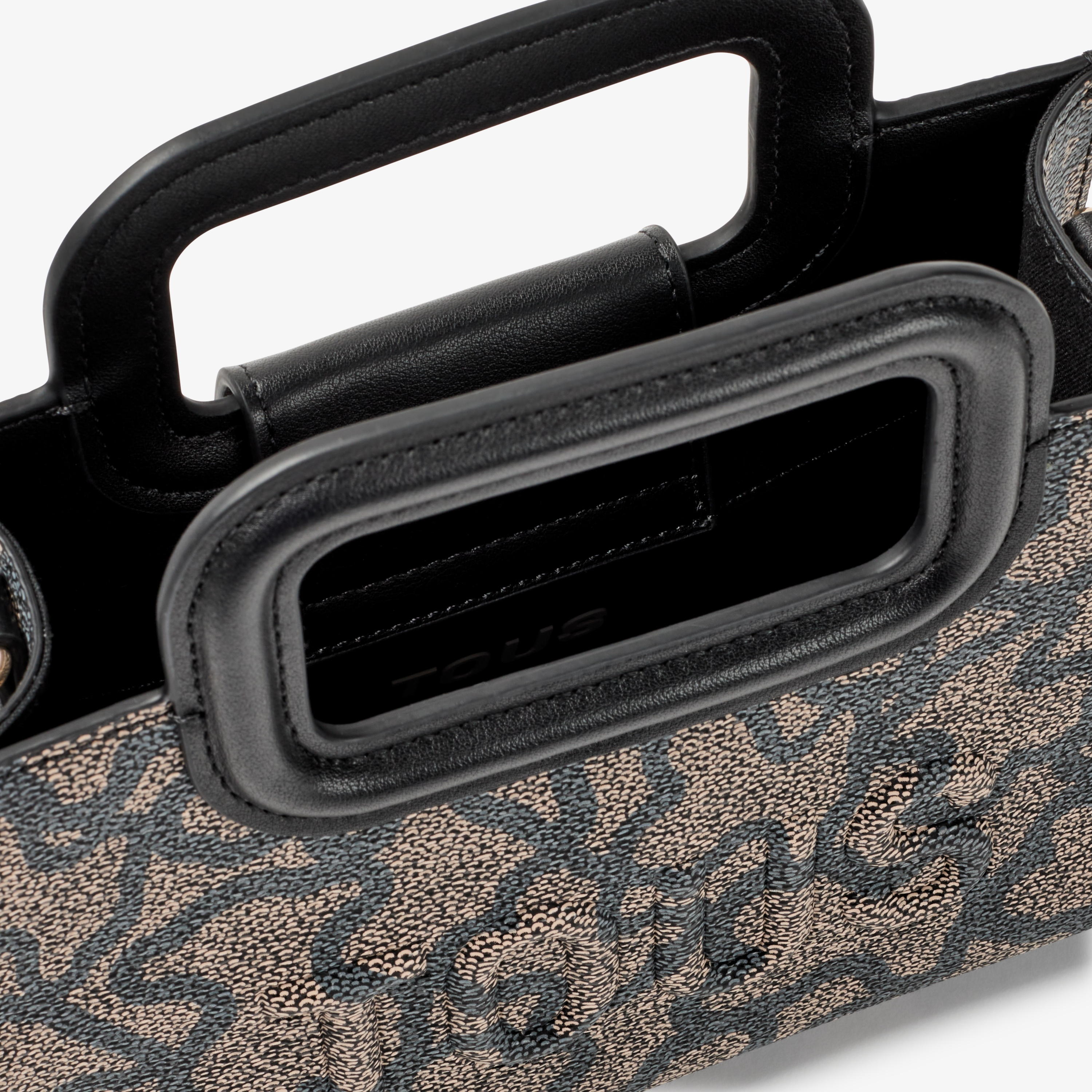 Mini black Kaos Icon Crossbody bag